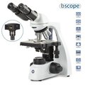 Euromex bScope 40X-1600X Binocular Compound Microscope w/18MP USB 3 Digital Camera & E-plan IOS Objectives BS1152-EPLIA-18M3